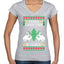 Merry Christmas Bitches Ugly Christmas Sweater Women’s Standard V-Neck Tee