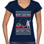 Merry Christmas Shitter's Full Christmas Vacation Ugly Christmas Sweater Women’s Standard V-Neck Tee
