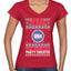 This Is My Zoom Ugly Christmas Party Sweater Ugly Christmas Sweater Women’s Standard V-Neck Tee
