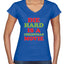Die Hard is a Christmas Movie Christmas Women’s Standard V-Neck Tee