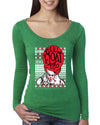 You'll Float Too | Clown IT Christmas Womens Scoop Long Sleeve Top