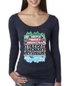 My Favorite Child Gave Me This Shirt Christmas Womens Scoop Long Sleeve Top
