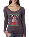 Nakatomi Plaza Christmas Party 1988 Ugly Christmas Sweater Womens Scoop Long Sleeve Top
