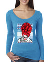 You'll Float Too | Clown IT Christmas Womens Scoop Long Sleeve Top