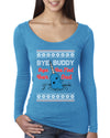 Narwhal Hope You Find Your Dad Quote Christmas Womens Scoop Long Sleeve Top