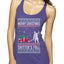 Merry Christmas Shitter's Full Christmas Vacation Ugly Christmas Sweater Tri-Blend Racerback Tank Top