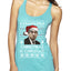 Christmas Is Cancelled Michael Scott Office Ugly Christmas Sweater Tri-Blend Racerback Tank Top