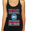 This Is My Zoom Ugly Christmas Party Sweater Ugly Christmas Sweater Tri-Blend Racerback Tank Top