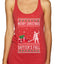 Merry Christmas Shitter's Full Christmas Vacation Ugly Christmas Sweater Tri-Blend Racerback Tank Top