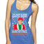 Michael Scott The Name is Bond Santa Bond Ugly Christmas Sweater Tri-Blend Racerback Tank Top