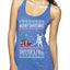 Merry Christmas Shitter's Full Christmas Vacation Ugly Christmas Sweater Tri-Blend Racerback Tank Top