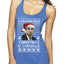 Christmas Is Cancelled Michael Scott Office Ugly Christmas Sweater Tri-Blend Racerback Tank Top