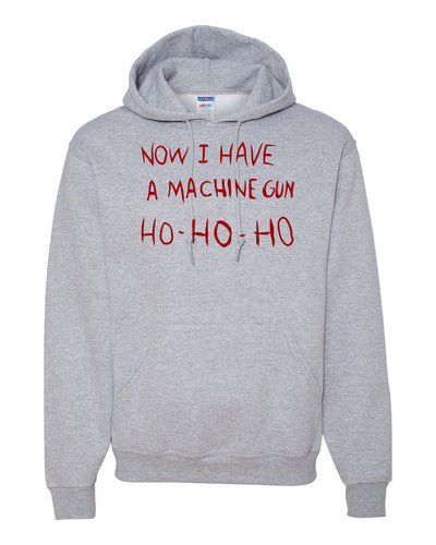 Die Hard Now I Have a Machine Gun Ho ho ho Christmas Unisex Graphic Hoodie Sweatshirt