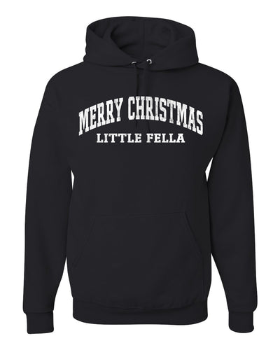 Vintage Movie Quote Merry Christmas Little Fella Christmas Unisex Hoodie Sweatshirt