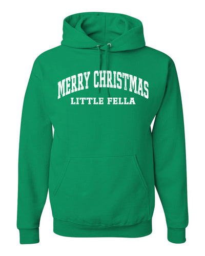 Vintage Movie Quote Merry Christmas Little Fella Christmas Unisex Hoodie Sweatshirt