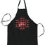 Let it Snow Snowflake Ugly Christmas Sweater Ugly Christmas Butcher Graphic Apron for Kitchen BBQ Grilling Cooking