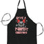 Ugly Ugly Christmas Have A Purrfect  Ugly Christmas Sweater Ugly Christmas Butcher Graphic Apron for Kitchen BBQ Grilling Cooking