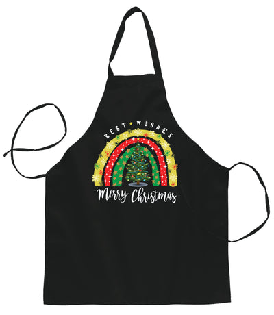 Ugly Ugly Christmas Merry Christmas Best Wishes  Ugly Christmas Sweater Ugly Christmas Butcher Graphic Apron for Kitchen BBQ Grilling Cooking