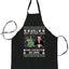Well Happy Birthday Jesus Sorry Your Party's So Lame Ugly Christmas Sweater Ugly Christmas Butcher Graphic Apron for Kitchen BBQ Grilling Cooking