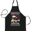 Ugly Ugly Christmas Merry Pugly Christmas Ugly Christmas Sweater Ugly Christmas Butcher Graphic Apron for Kitchen BBQ Grilling Cooking