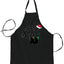 Ugly Ugly Christmas Santa Squad Xmas Hat Boots Christmas Ugly Christmas Sweater Ugly Christmas Butcher Graphic Apron for Kitchen BBQ Grilling Cooking
