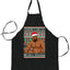 Wood Meme Wish You A Big Merry Ugly Christmas Sweater Ugly Christmas Butcher Graphic Apron for Kitchen BBQ Grilling Cooking