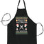 Ugly Ugly Christmas Fully Vaccinated Still Antisocial  Ugly Christmas Sweater Ugly Christmas Butcher Graphic Apron for Kitchen BBQ Grilling Cooking