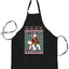 Don't Blame Santa He Voted for Trump  Ugly Christmas Sweater Ugly Christmas Butcher Graphic Apron for Kitchen BBQ Grilling Cooking