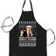 Ugly Ugly Christmas Make Christmas Great Again Ugly Christmas Sweater Ugly Christmas Butcher Graphic Apron for Kitchen BBQ Grilling Cooking