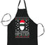 The Original Hipster Ugly Christmas Sweater Ugly Christmas Butcher Graphic Apron for Kitchen BBQ Grilling Cooking