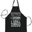 Ugly Ugly Christmas I Drink and I Grill Things Christmas Ugly Christmas Sweater Ugly Christmas Butcher Graphic Apron for Kitchen BBQ Grilling Cooking