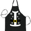 Ugly Ugly Christmas Santa Snow Belt Ugly Christmas Sweater Ugly Christmas Butcher Graphic Apron for Kitchen BBQ Grilling Cooking