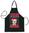 I Declare Christmasss Michael Scott Office Tv Christmas Ugly Christmas Sweater Ugly Christmas Butcher Graphic Apron for Kitchen BBQ Grilling Cooking