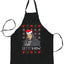 Ugly Ugly Christmas Let It Snow Jon Snow Full Color GoT Christmas Ugly Christmas Sweater Ugly Christmas Butcher Graphic Apron for Kitchen BBQ Grilling Cooking