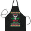 Ugly Ugly Christmas Have A Holly Jolly Ugly Christmas Sweater Ugly Christmas Butcher Graphic Apron for Kitchen BBQ Grilling Cooking