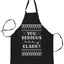 You Serious Clark Movie Christmas Ugly Christmas Sweater Ugly Christmas Butcher Graphic Apron for Kitchen BBQ Grilling Cooking