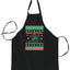 Ugly Ugly Christmas Happy Holidays from Schrute Farms Ugly Christmas Sweater Ugly Christmas Butcher Graphic Apron for Kitchen BBQ Grilling Cooking