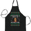 Ugly Ugly Christmas Kith me Under The Mithletoe Ugly Christmas Sweater Ugly Christmas Butcher Graphic Apron for Kitchen BBQ Grilling Cooking