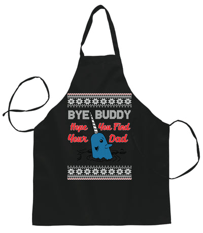 Ugly Ugly Christmas Hope You Find Your Dad Ugly Christmas Sweater Ugly Christmas Butcher Graphic Apron for Kitchen BBQ Grilling Cooking