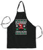 Ugly Ugly Christmas Darbin Through The Snow Ugly Christmas Sweater Ugly Christmas Butcher Graphic Apron for Kitchen BBQ Grilling Cooking