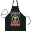 Ugly Ugly Christmas It's Chrithmith Bitcheth Ugly Christmas Sweater Ugly Christmas Butcher Graphic Apron for Kitchen BBQ Grilling Cooking