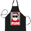 Ugly Ugly Christmas Santa Plug Ugly Christmas Sweater Ugly Christmas Butcher Graphic Apron for Kitchen BBQ Grilling Cooking