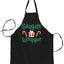 Ugly Ugly Christmas Gangsta Wrapper Ugly Christmas Sweater Ugly Christmas Butcher Graphic Apron for Kitchen BBQ Grilling Cooking