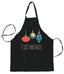 I Like Your Balls Ugly Christmas Sweater Ugly Christmas Butcher Graphic Apron for Kitchen BBQ Grilling Cooking