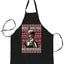 Ugly Ugly Christmas Merry Christmas Motherfuckers  Ugly Christmas Sweater Ugly Christmas Butcher Graphic Apron for Kitchen BBQ Grilling Cooking