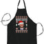 Ugly Ugly Christmas Merry Easter  Ugly Christmas Sweater Ugly Christmas Butcher Graphic Apron for Kitchen BBQ Grilling Cooking