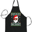 Original Hipster IPAs and Sleigh?!  Ugly Christmas Sweater Ugly Christmas Butcher Graphic Apron for Kitchen BBQ Grilling Cooking