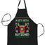 Ugly Ugly Christmas Let's Get Blitzened Rein Beer  Ugly Christmas Sweater Ugly Christmas Butcher Graphic Apron for Kitchen BBQ Grilling Cooking