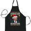 Ugly Ugly Christmas Desantis Claus  Ugly Christmas Sweater Ugly Christmas Butcher Graphic Apron for Kitchen BBQ Grilling Cooking
