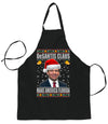 Ugly Ugly Christmas Desantis Claus  Ugly Christmas Sweater Ugly Christmas Butcher Graphic Apron for Kitchen BBQ Grilling Cooking